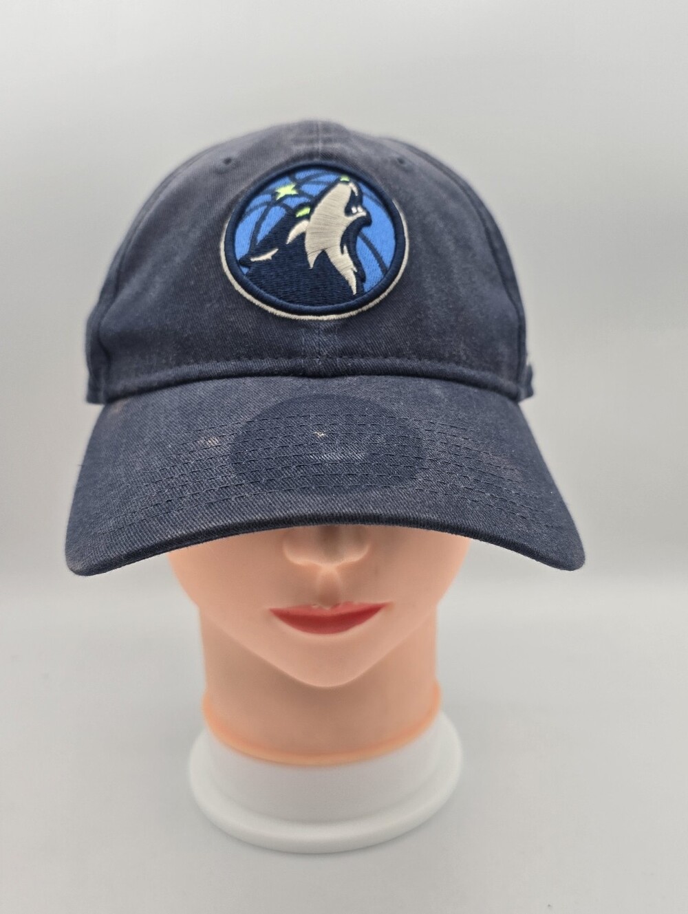 New Era 9TWENTY Minnesota Timberwolves Navy Adjustable Strapback Hat